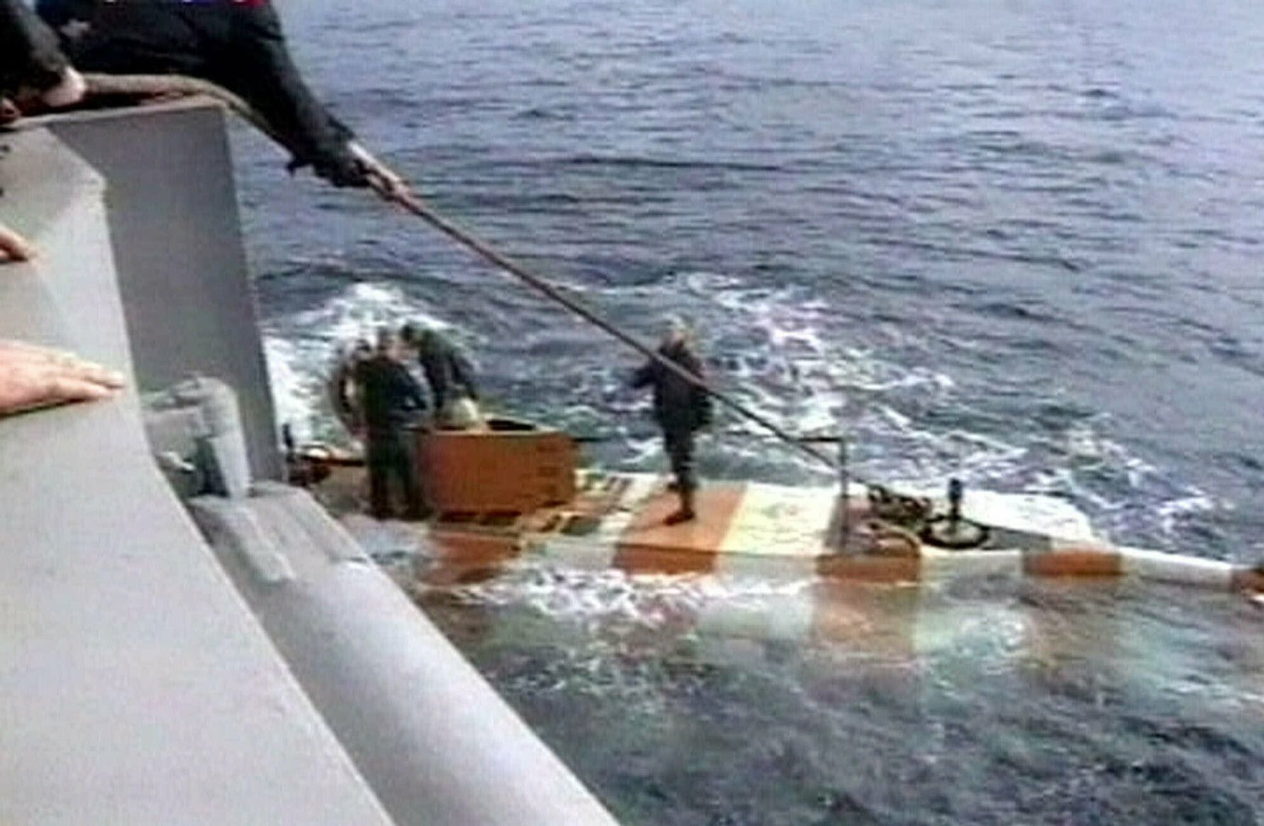 Russia Navy Fire